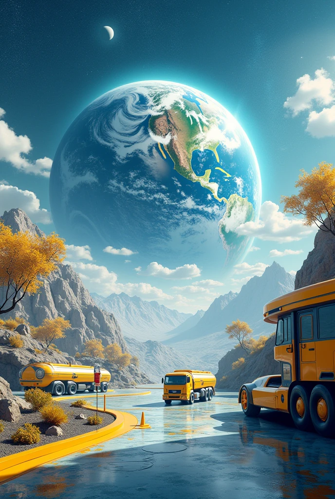 As soon as it says GAS WORLD TOP, Universe,planet Earth, Cars, GAS VEHICULAR, extinguisher, yellow blue and white