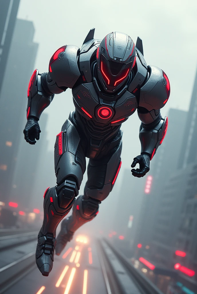 Maxsteel armor flight mode with red parts