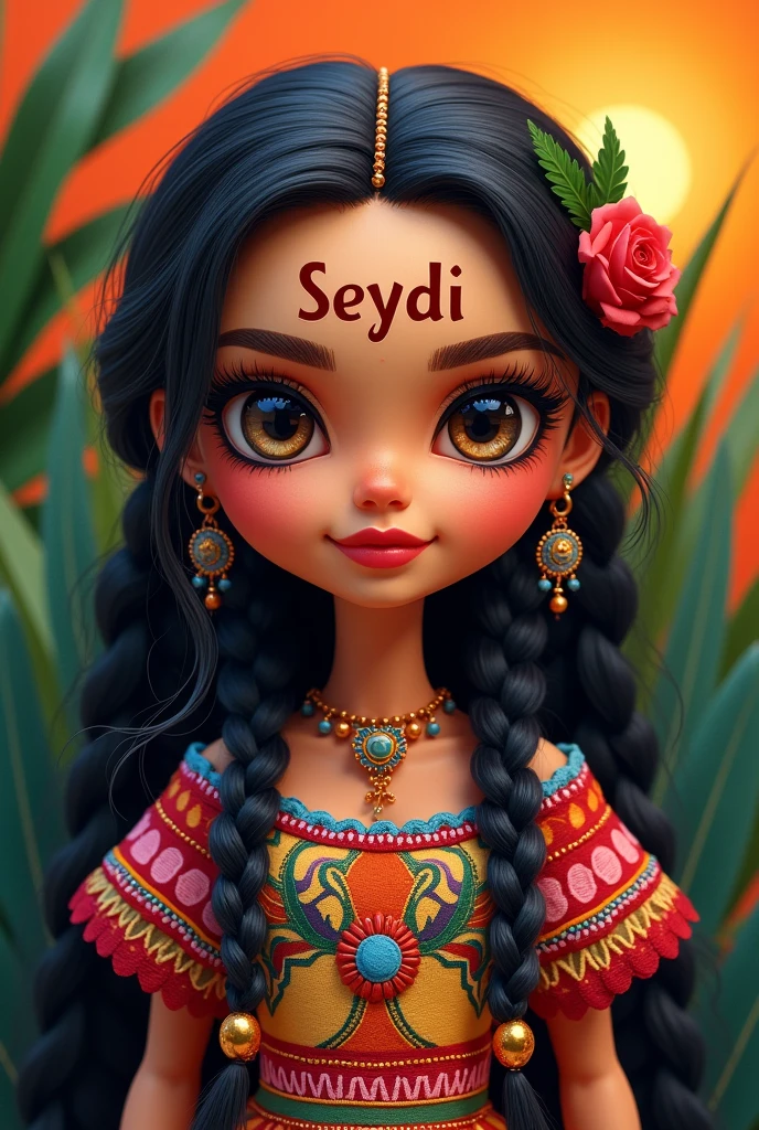 Yucatecan style doll with name of "Seydi"