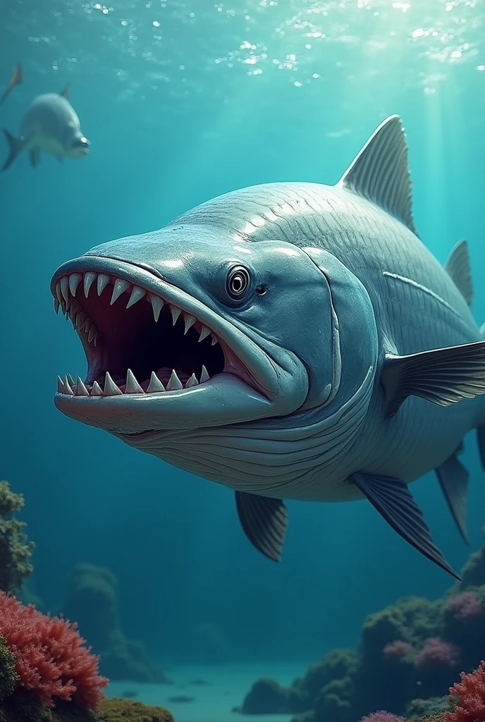 Fish with perfect jaw and muscles