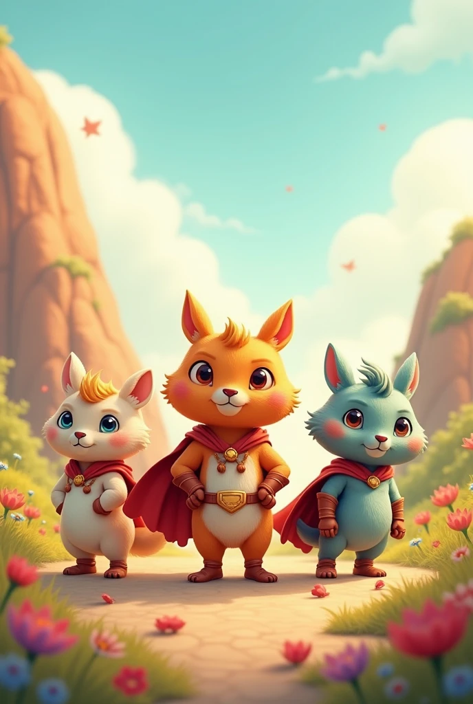 Cute little heroes