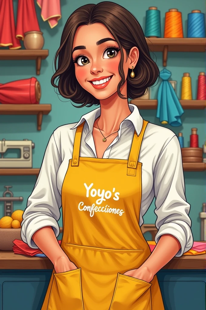 I have a clothing workshop called yoyo&#39;s confecciones and I want an image to put as a profile photo on my networks
