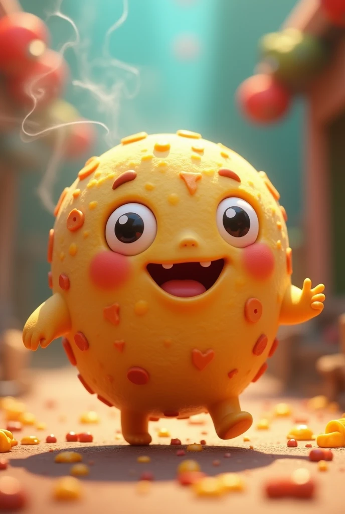 Stuffed Arepizza Animated Figure