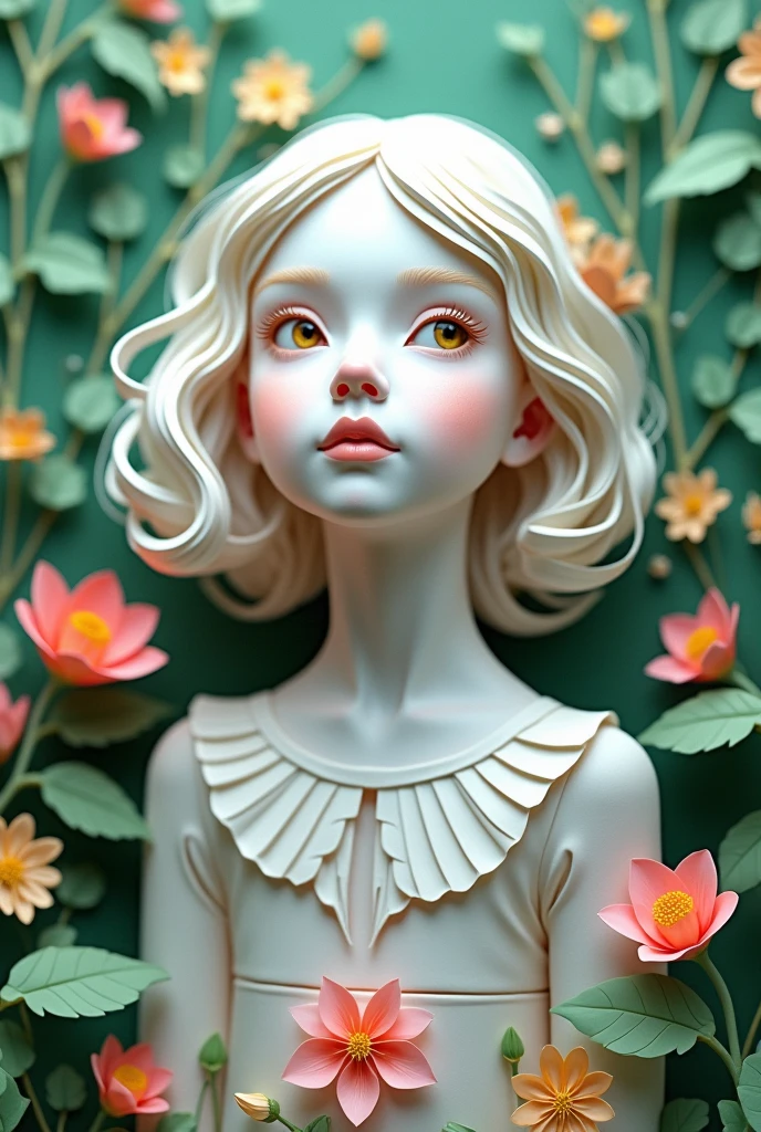 Miss paper flower