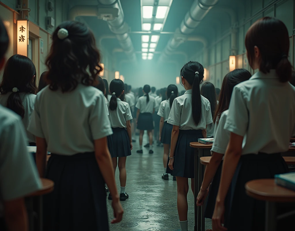 (raw photo, best quality) , (Realistic, photo-realistic: 1.4), extremely formidable overall plan, masterpiece, ultra-detailed, high resolution, best illustration, best shadow, complex, depth of field, Schoolgirls who court children, 8k photorealist style, DSLR, high quality, (film grain: 1.4), Fujifilm XT3,