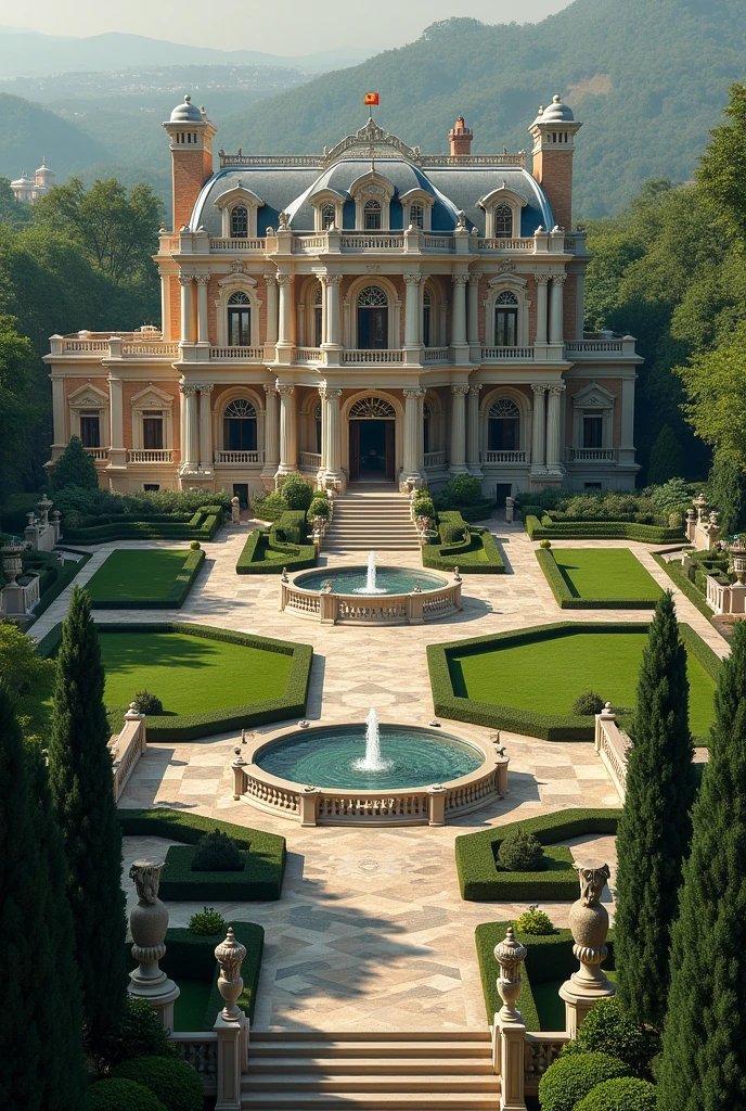 a luxurious mansion