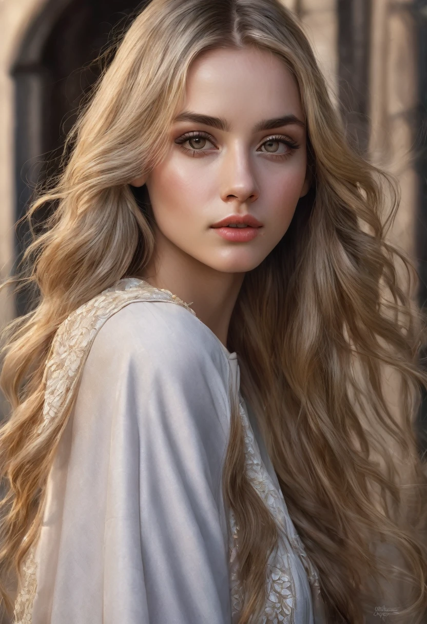 (photorealism:1.2), 1girl, Extremly beautiful girl, European face, Solo, Long Hair, Blonde Hair, almond eyes eyes, High Resolution, Masterpiece, Anatomically Correct, Best Quality, Makeup, Accurate, Award Winning, High Details, UHD, Super Detailed, young adult, no wrinkles, toned