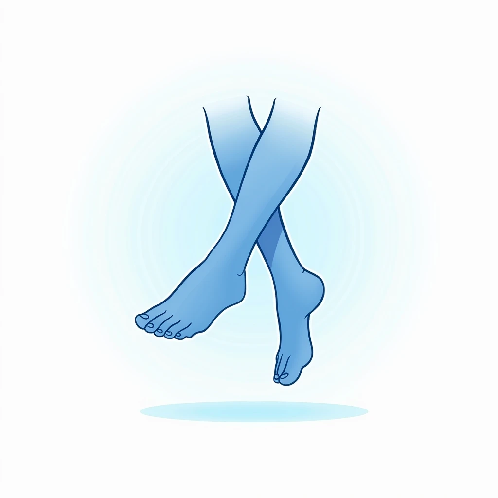 stylish foot chiropractic logo

 instep illustration

 A pop logo that tells you that your feet are lighter

 White background
 sapphire color and white coloring design

 Logo mark from ankle to foot only

 The design of both feet
 His right foot was on the ground,
 The left foot looks like a kick, and the wind is blowing
 Breeze, subtlety, tenderness, warmth, apparel, brand-like design

 be light-footed
 The fatigue in my legs has gone away
 Express with pop illustrations

 Stylish design
 Cool Design
 chic and modern design