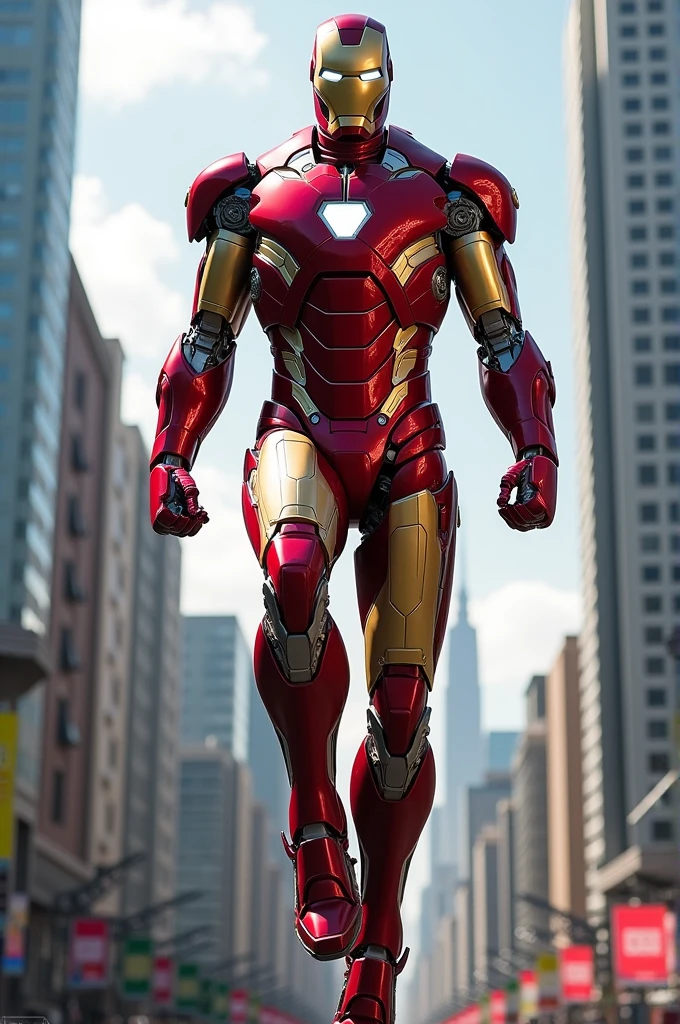 Iron man in his sute 