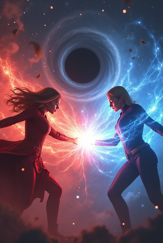 (photorealism:1.2), wanda maximoff fight jean grey ,
Power magic , daek hole , fly , galaxy , iphone , lalisa manobal , winxclub ,spell