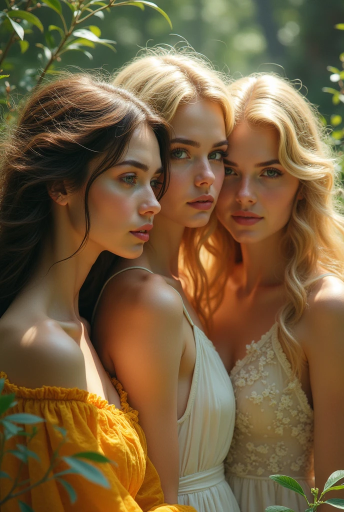 3 women who looked like goddesses