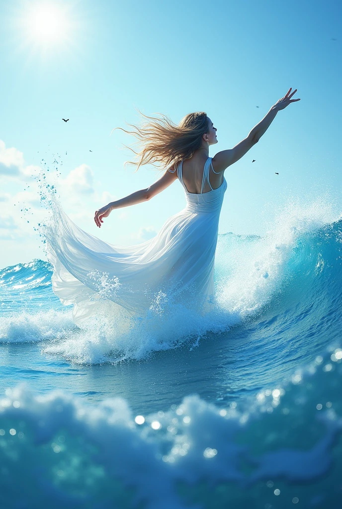 Develop a brand using 3 rhetorical figures, I like the sea, dancing and music
