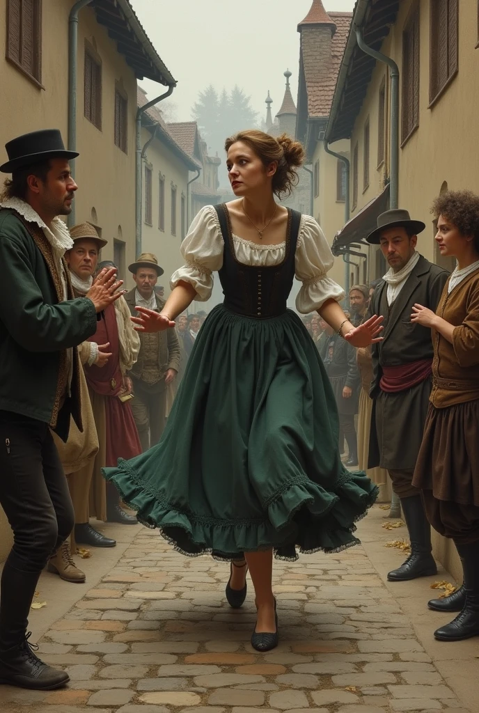 .It all began with Frau Troffea, who started dancing uncontrollably in the streets.