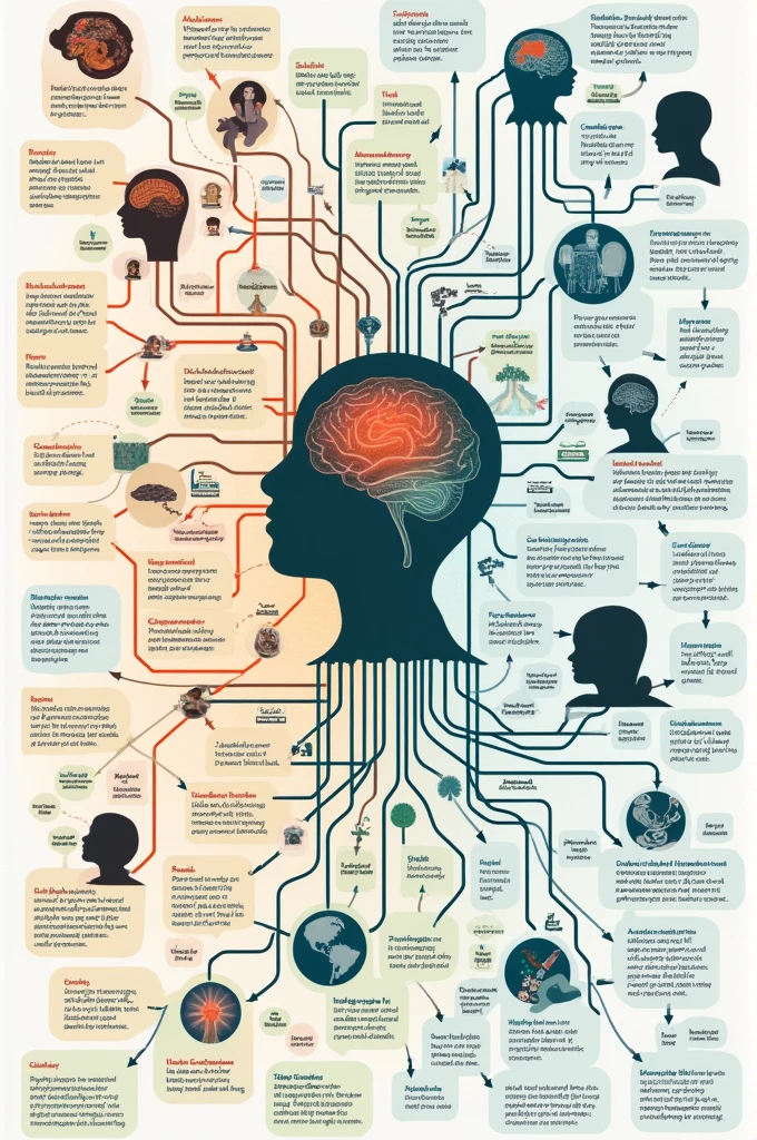 Make a conceptual map of the problem of memory disability 