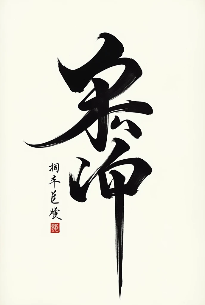 Translate "Sajid " into japanese and in a calligraphy style