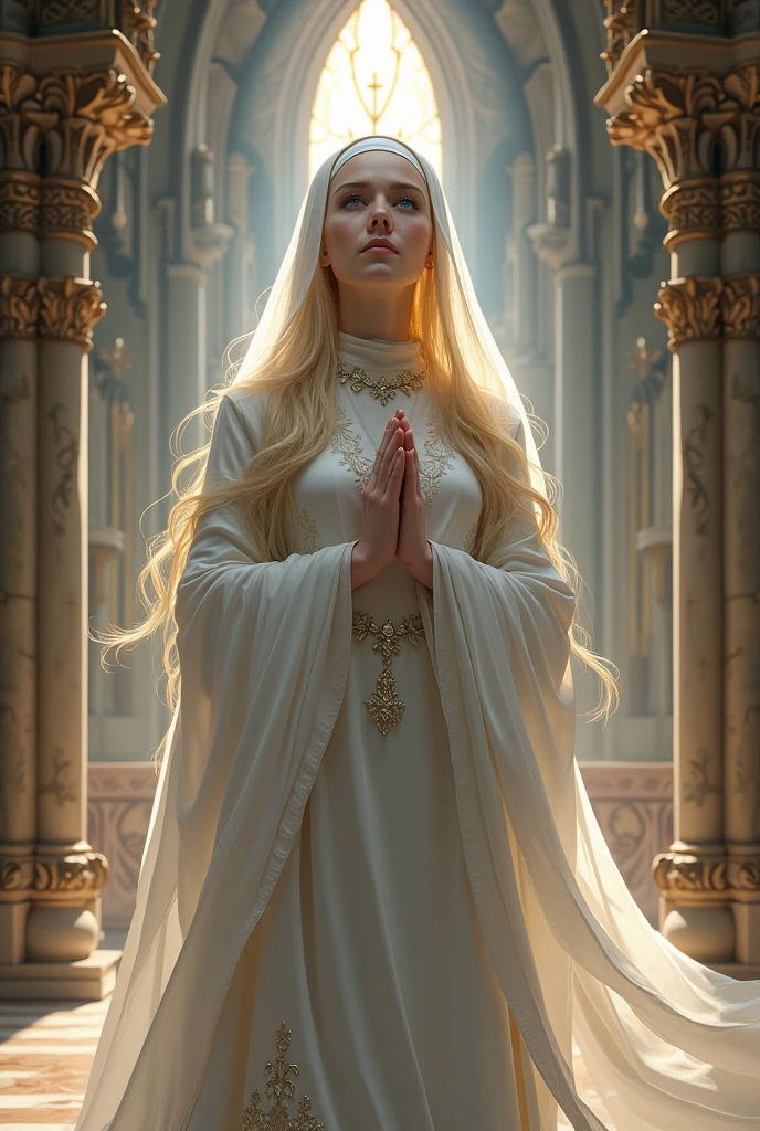 League of Legends Lux as Nun