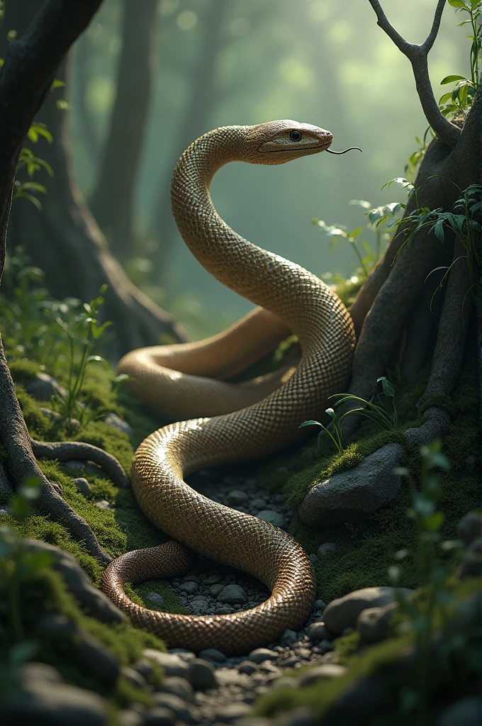 Snake sideways

