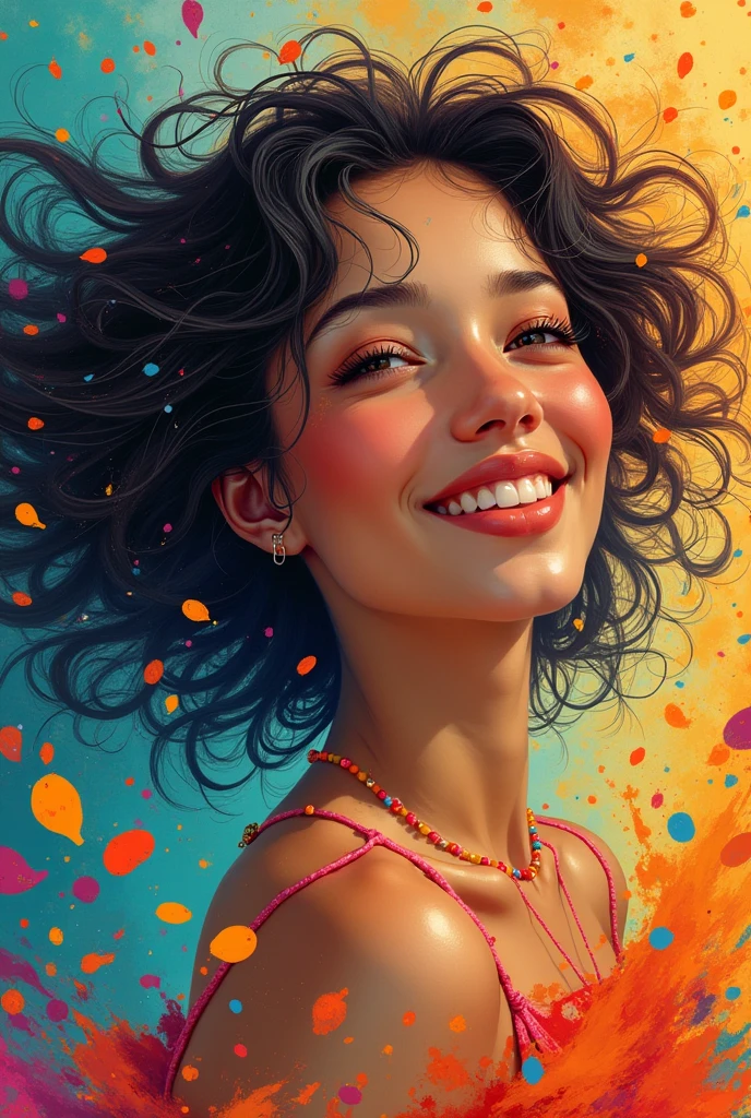Music style girl with love new