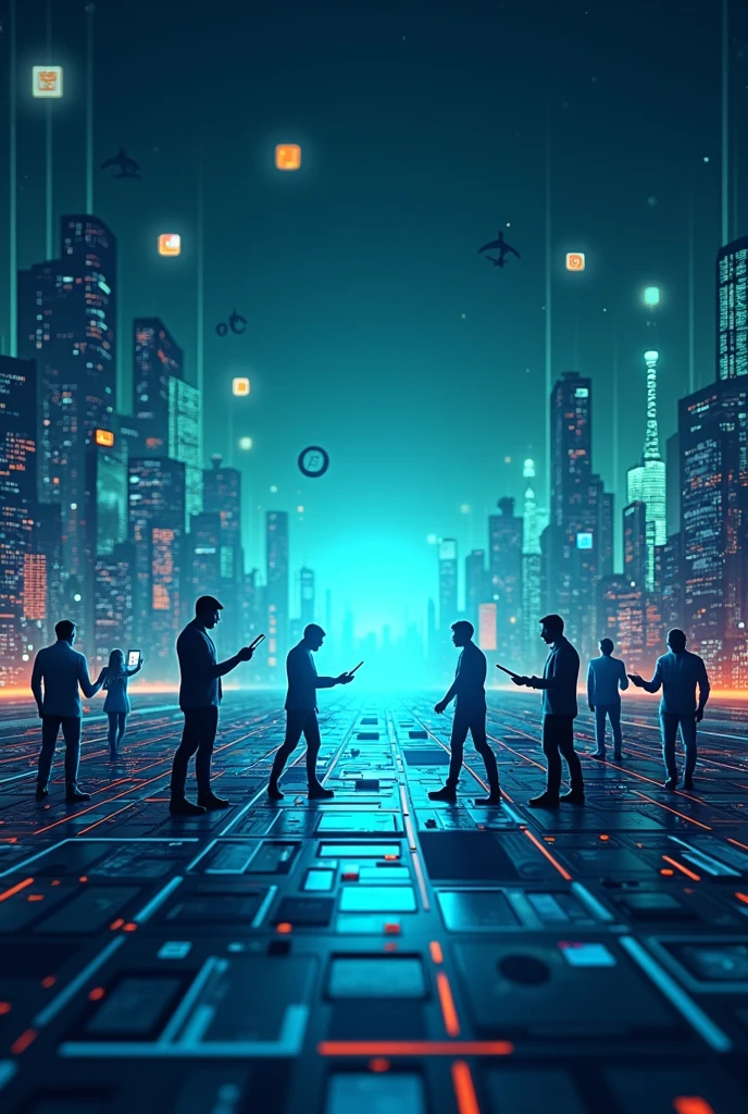 Social media marketing Facebook background image