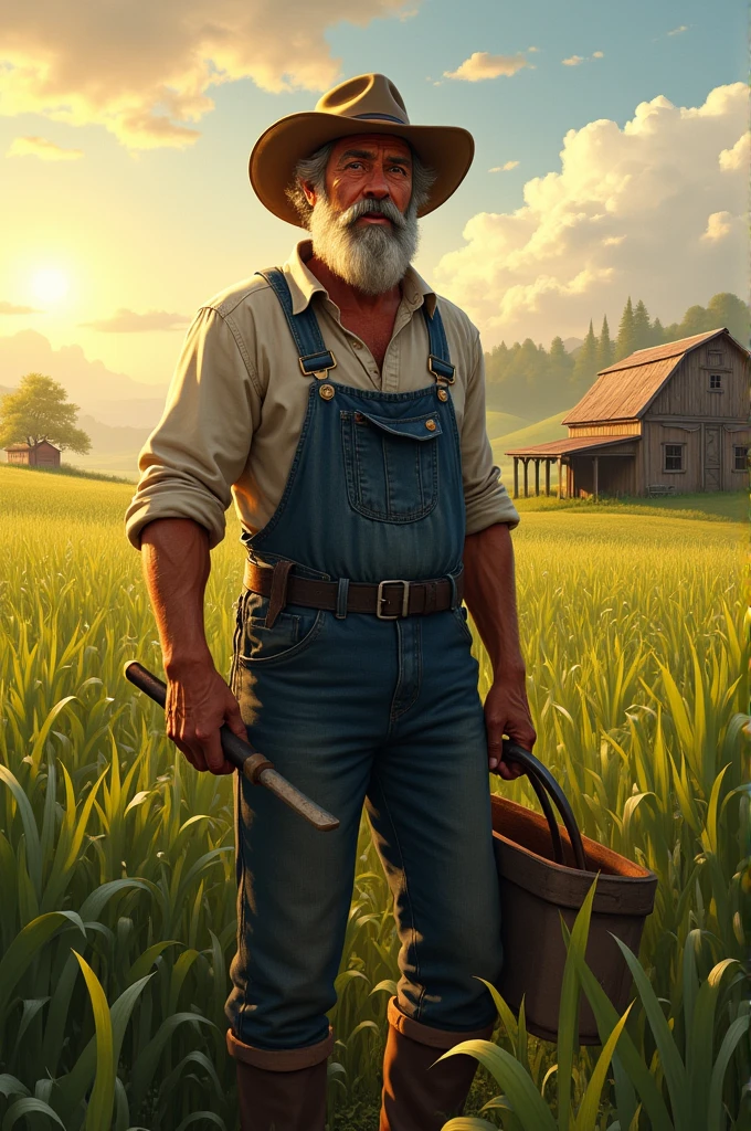 Man in farming