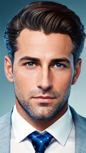 A handsome Litvak man focus on the face