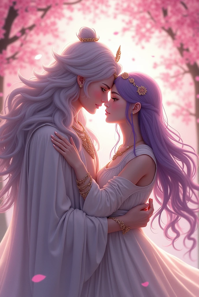 Sakura Matou hugging Kama
