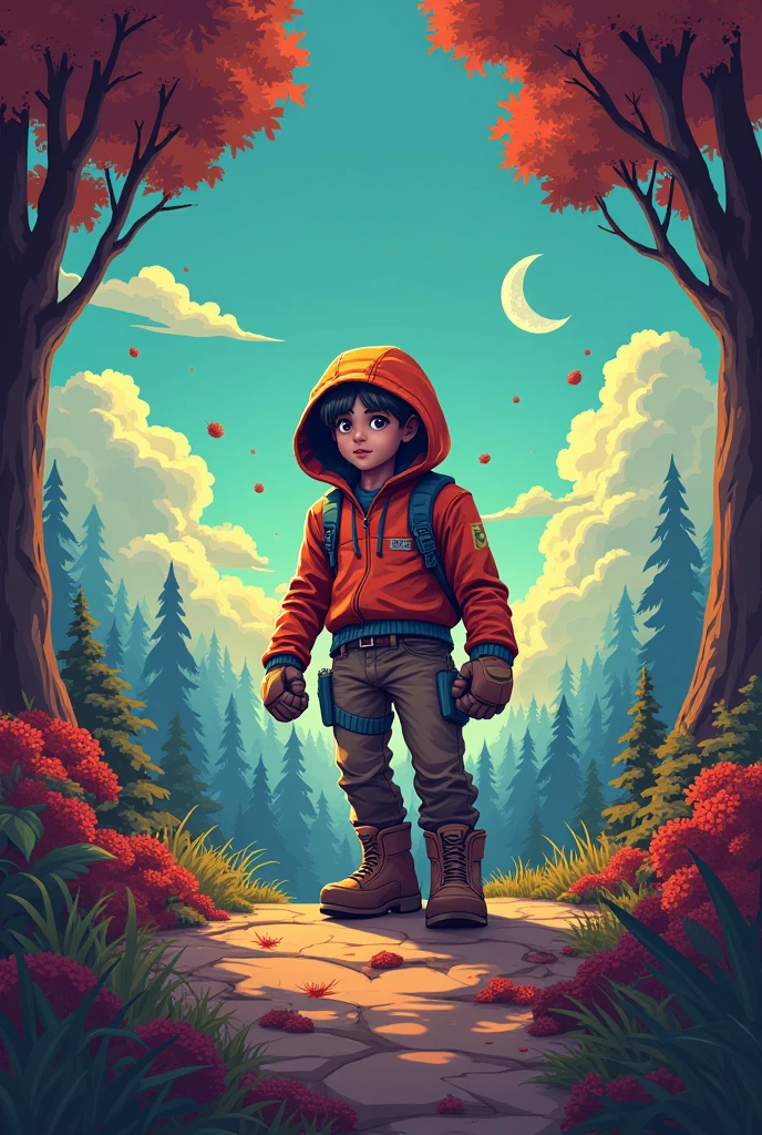 create a youtube cover based on this image and add nostalgic elements from the gaming world