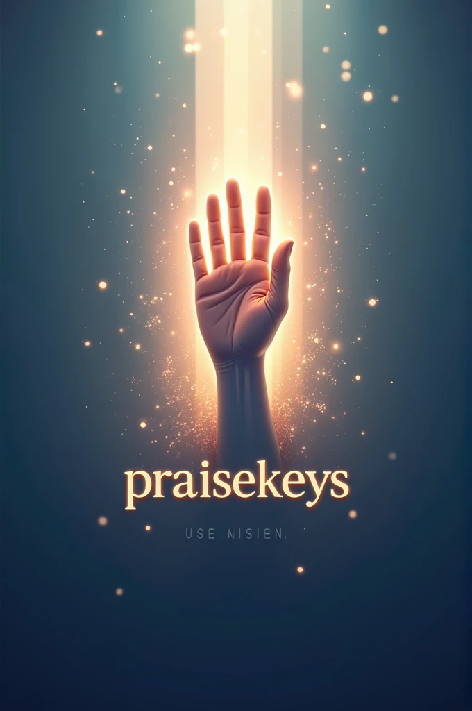 Create a logo for an instrument pack called PraiseKeys