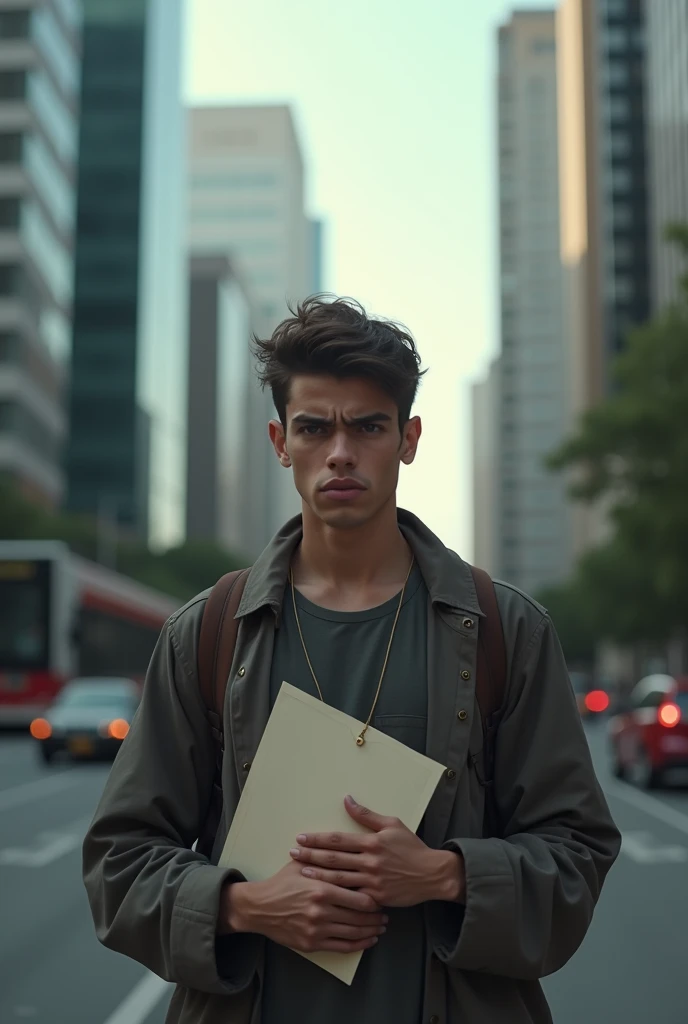Desperate young village man brings a degree to apply for a job 