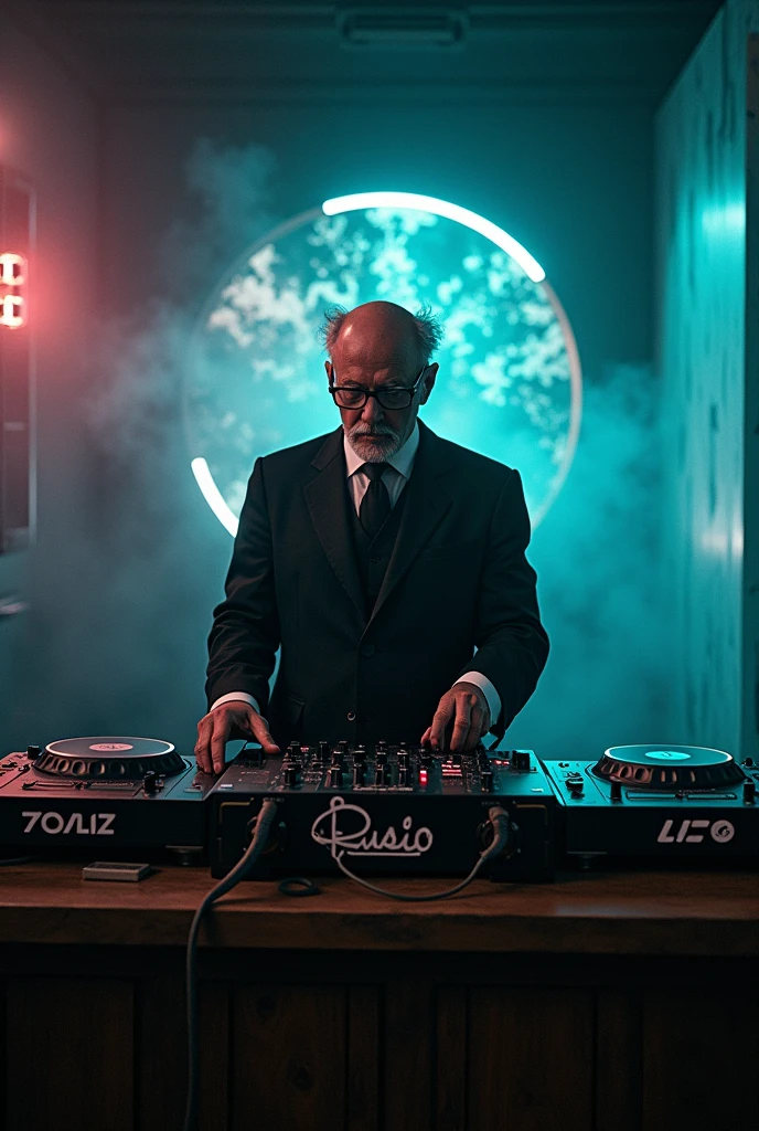 Sigmund Freud as DJ