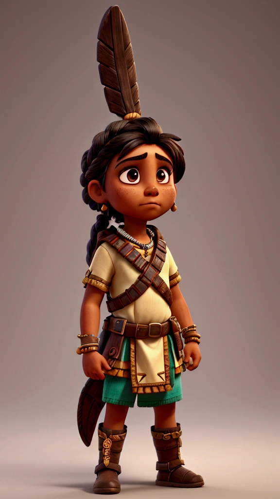 Young Aztec from the front