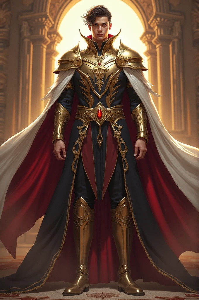 Etoile is a handsome young king with a wise and intimidating nature and is respected by his people.. Has abilities almost equal to gods. Etoile is the supreme leader above the king himself