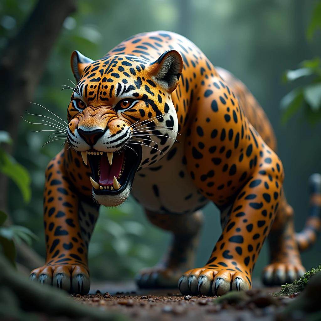 Jaguar agressive