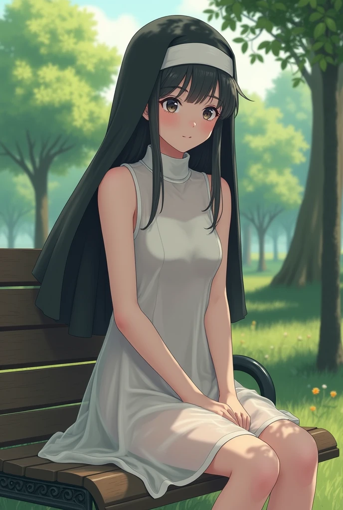 by reiko, by oda non
1girl, beautiful eyes , bangs,
sitting on the grass
sunlight and leaf creates beautiful intertwine of light and shadows
masterpiece, best quality, high quality,