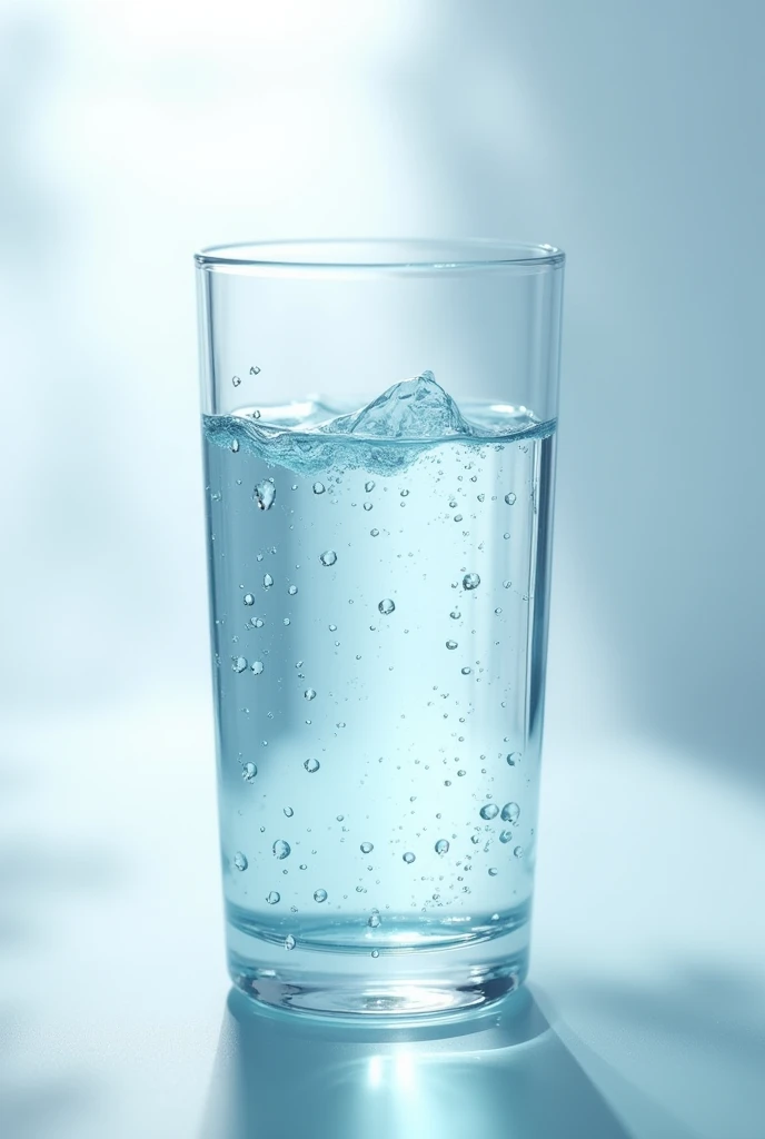 A glass of the cleanest water in the world