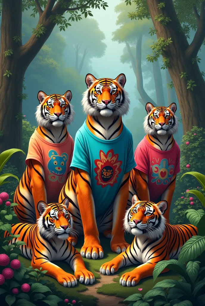 Tigers bssuquet t-shirts