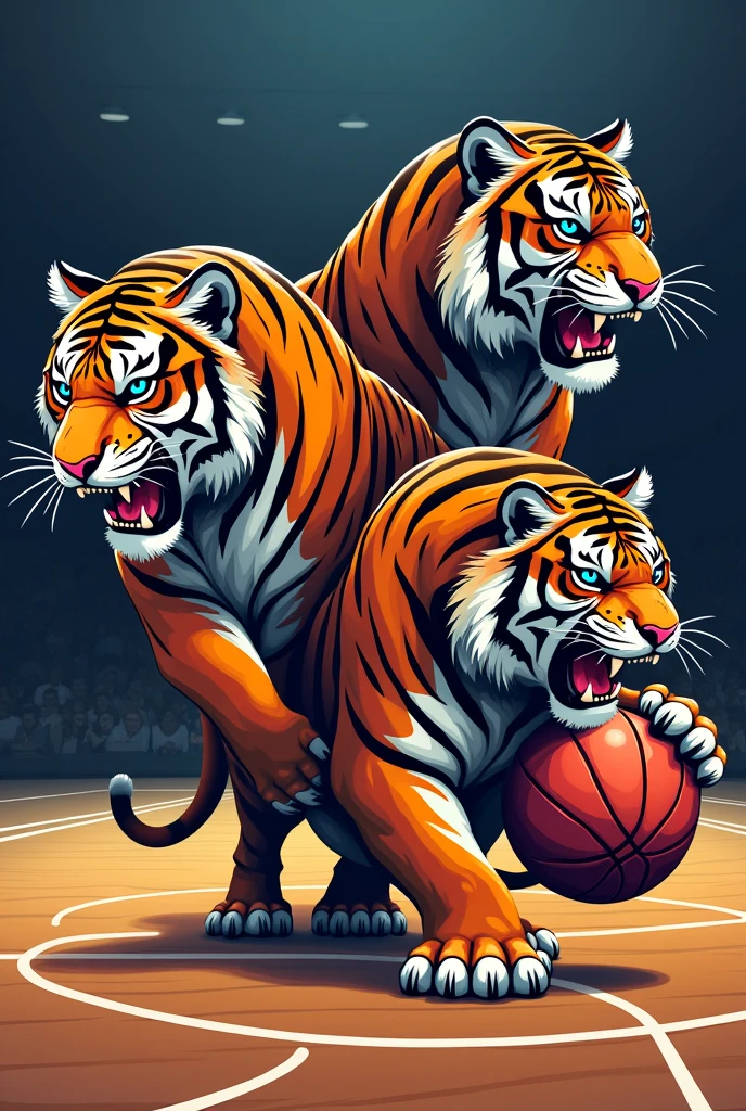 Tigers basketball t-shirts For people playing basketball