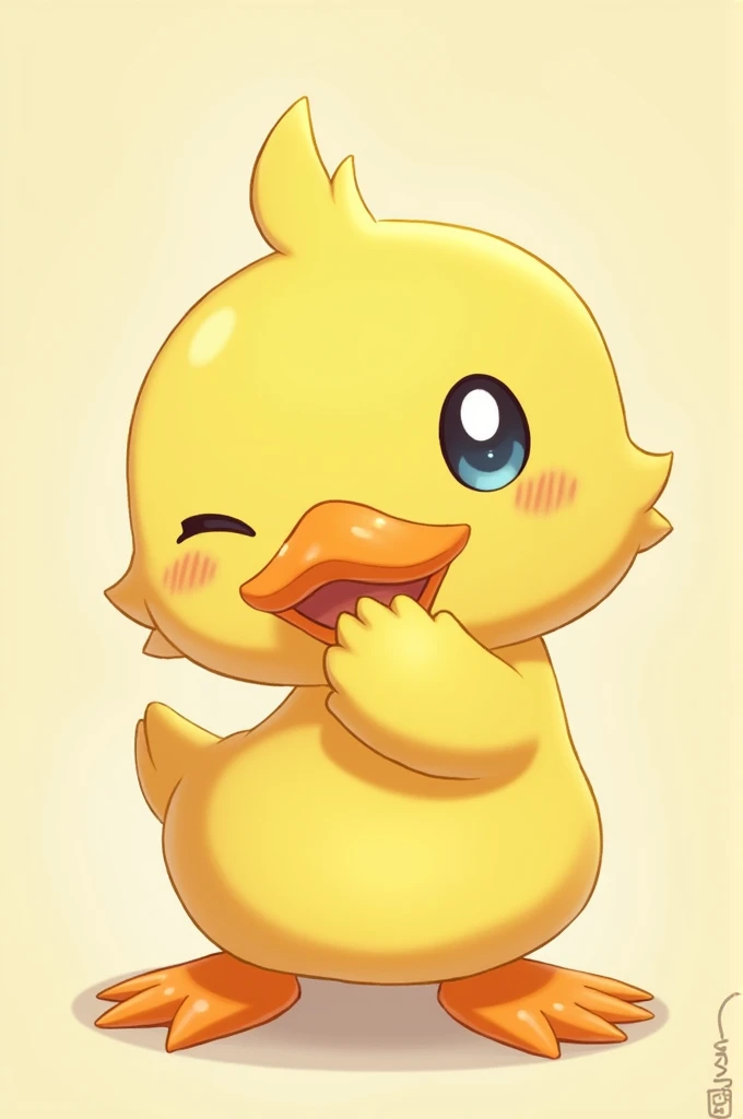 Psyduck winking
