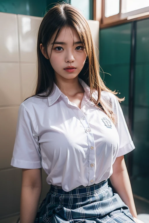 woman1名と1 male、(((Photo from below:1.4)))、(((のwomanを痴漢している50代男性:1.3)))、(cute profile)、(((woman1名、16 years old uniform、white cutter shirt、mini pleated skirt:1.3)))、((1 male、50 years old、Middle-aged fat、suit figure)),((Man stands behind woman、hugging woman))((woman'His shirt is unbuttoned、The man puts his right hand inside his shirt and touches his chest.........:1.4))、((男性の左手はwomanの局部を触っている)),(very detailed beautiful face of one young girl), Great look and best quality:1.4), (Super detailed), (8K Dende Wallpaper), very detailed, High resolution RAW color photos, professional photography, realistic portrait, wonderful face and eyes, brown eyes, In 8K、very detailedbeautiful girlの詳細な顔、very detailed目、very detailed肌、very detailed指、very detailed鼻、very detailed詳細な口、perfect anatomy、detailed background、detailed clothing、beautiful girl、(16:1.2)、16 years old、cute girls、dy、body like a model、((realistic beautiful girl))、small、white skin、glowing skin、((very short and beautiful black hair))、((Nogizaka ))、((troubled face:1.2))、bangs: 1.5、cute face、Real-looking face、delicate eyes、((Equipment room in a dimly lit gymnasium:1.3))、((high school uniform、Private parts and breasts appear..))、16 years old,、((womanは痴漢されている))、plea legs、((Domestic parts are now available.......................))、((shaved pussy))、((small breasts and small nipples............)), Depth of written boundary, full shot、woman名、Japanese、16 years old、(beautiful face:1.5)、(not wearing a