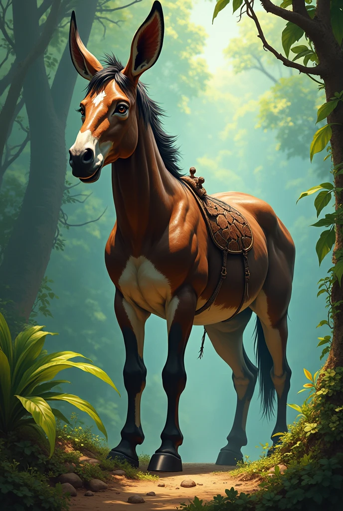 Centaur female on the jungle