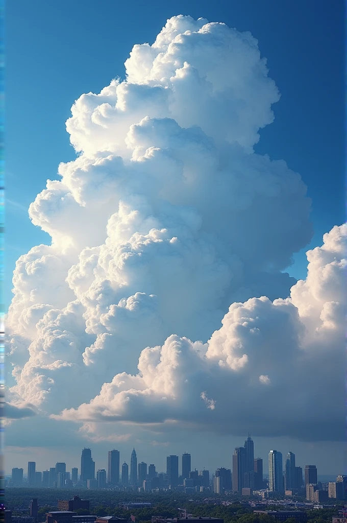 Clouds with Detroit lions