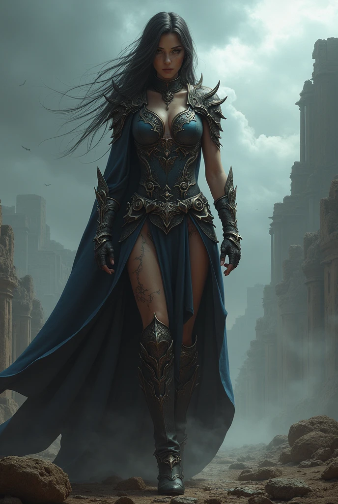 A woman very similar to Melina from Elden Ring