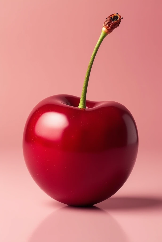 Red, red, like a bright, juicy cherry,