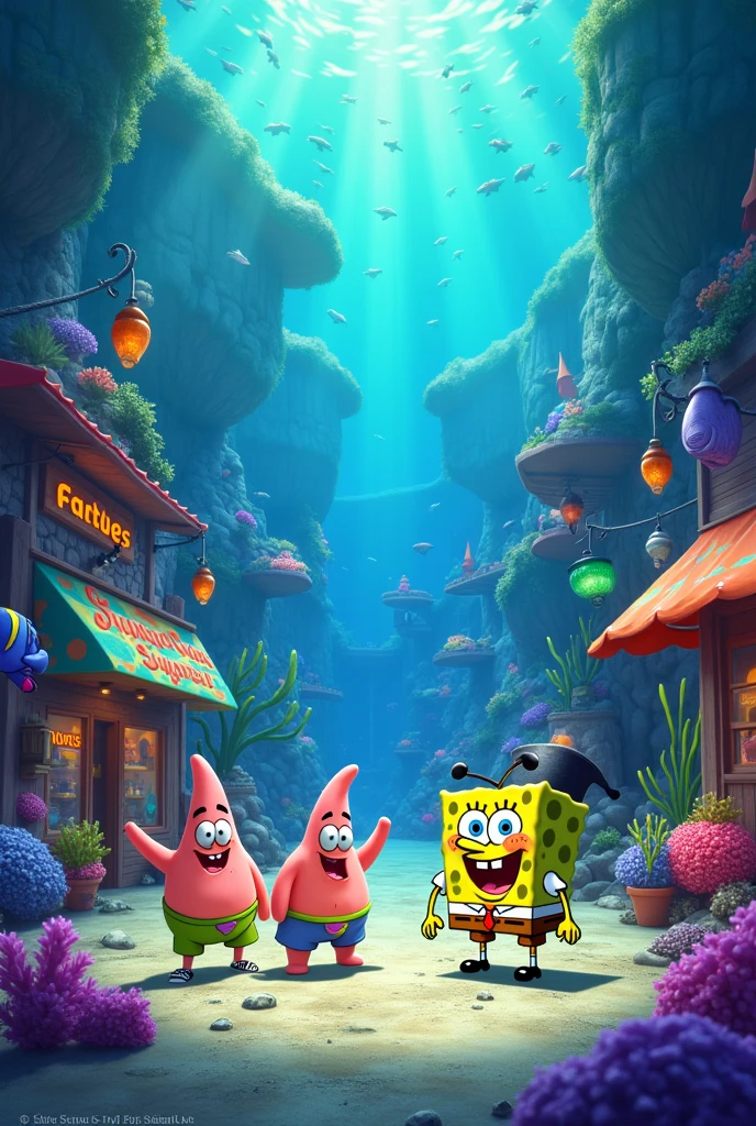 Crossroads under the Sea SpongeBob