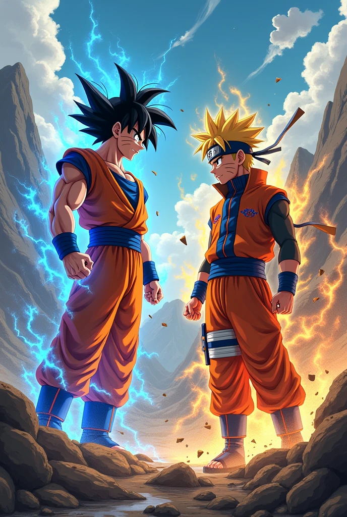 Goku and Naruto