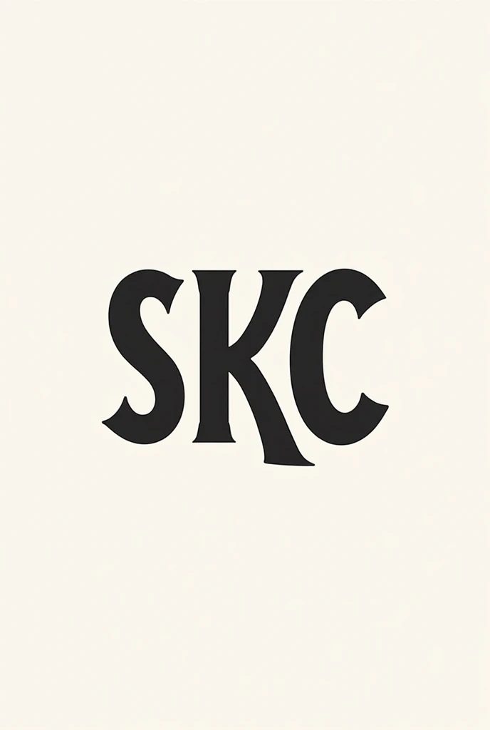 Create a logo for Skc for general store
in letters format
