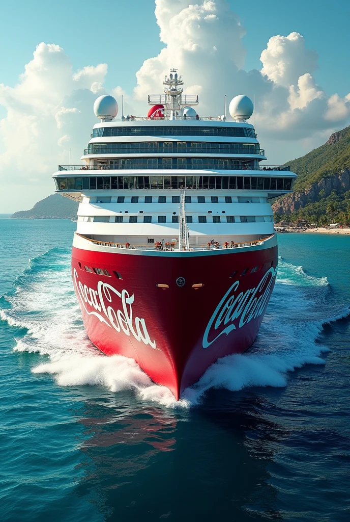 A big cruise Coca Cola