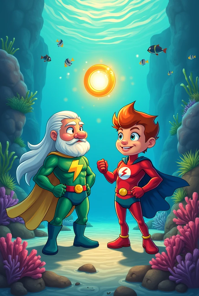 Mermaid Man and Barnacle Boy's ring