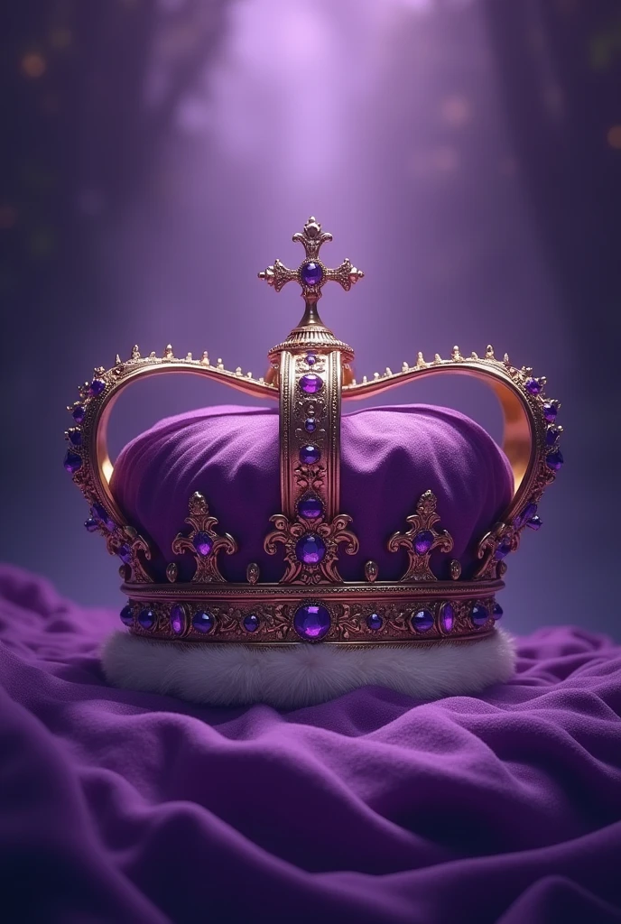 Purple, purple, like a royal crown,