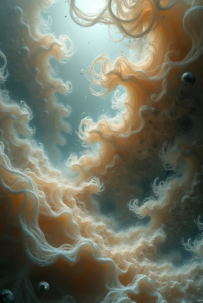 3d fractal steam and haeckel style